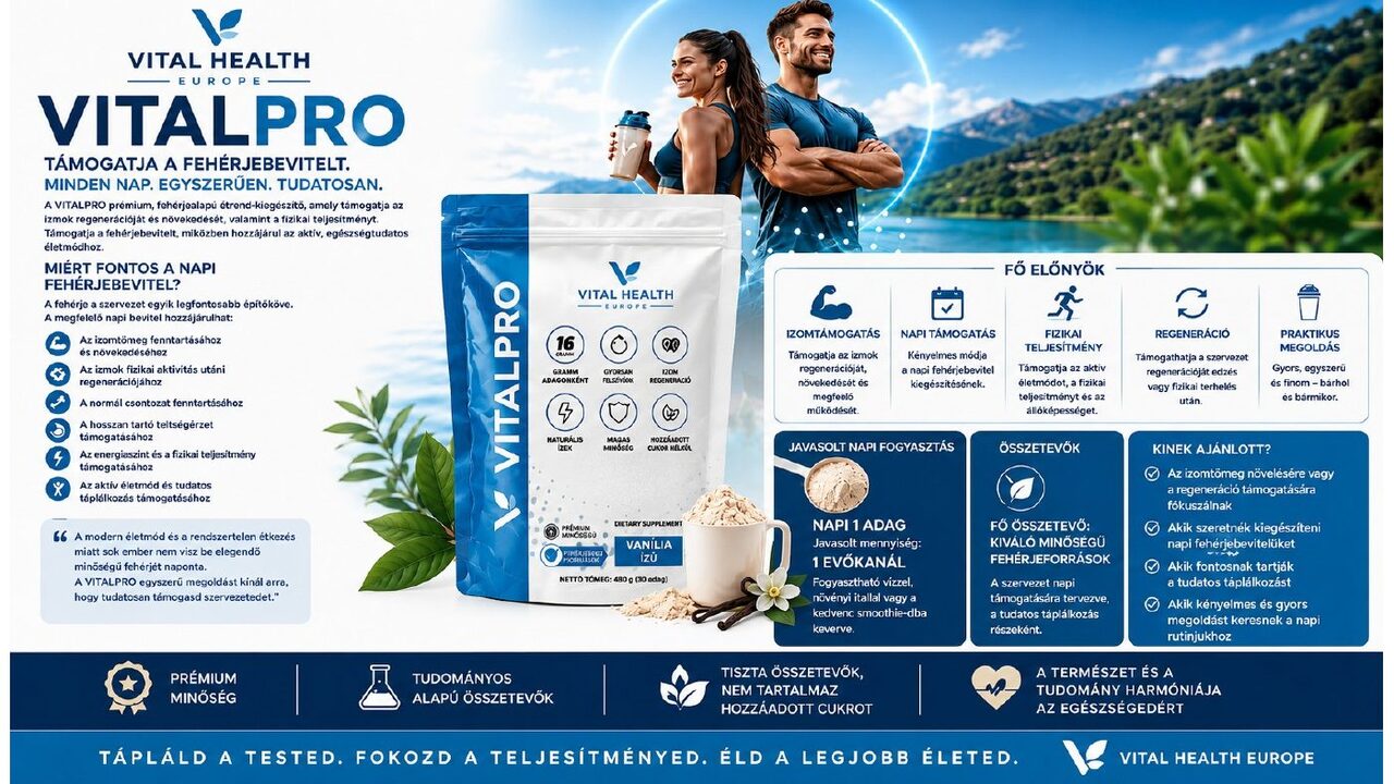 VITALPRO katalógusgrafika