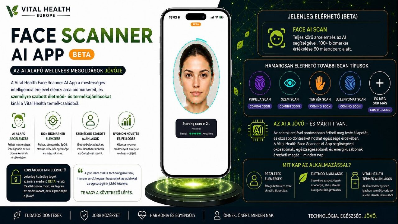 Face Scanner AI App katalógusgrafika