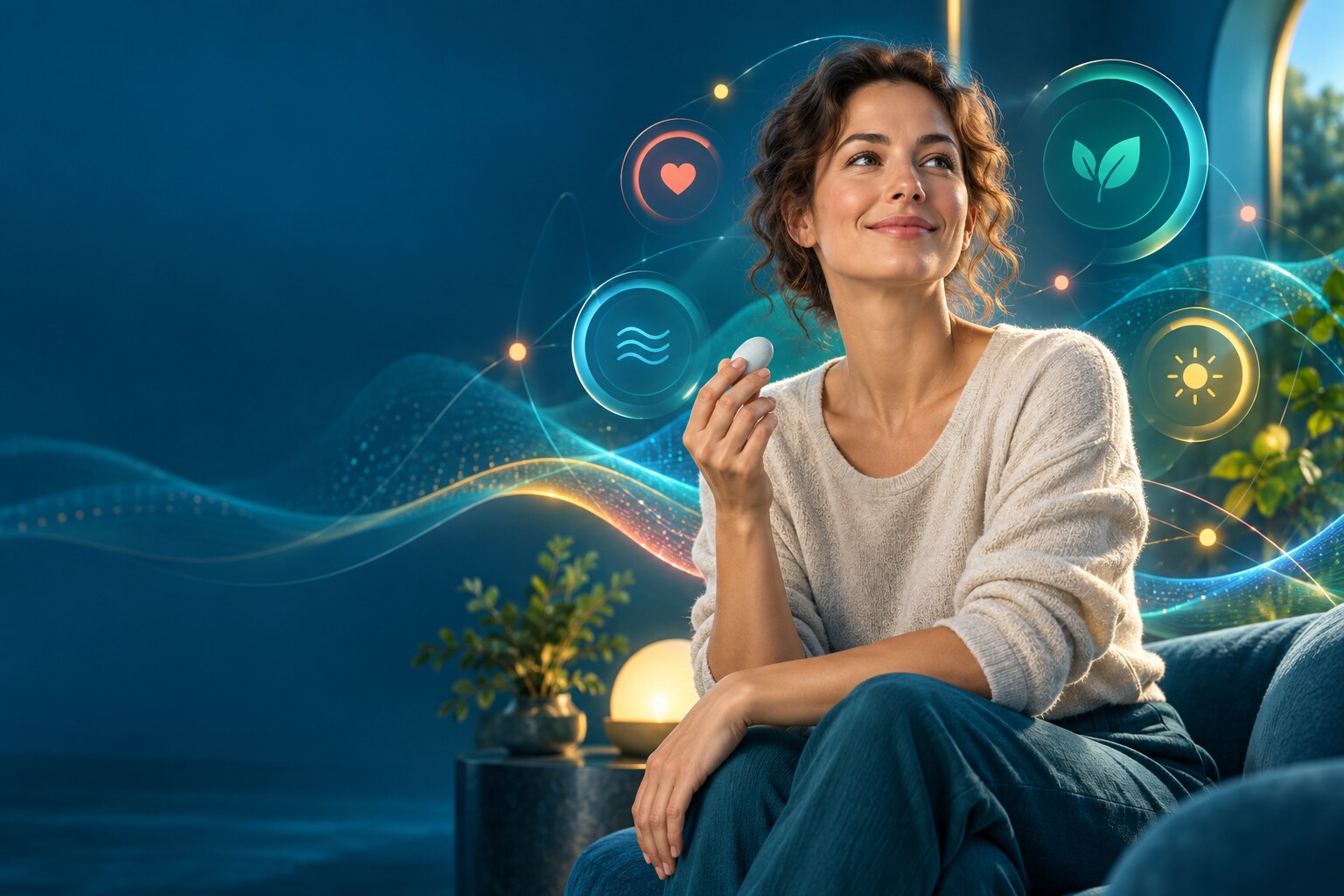 Színes wellnessmérés kézi érzékelővel